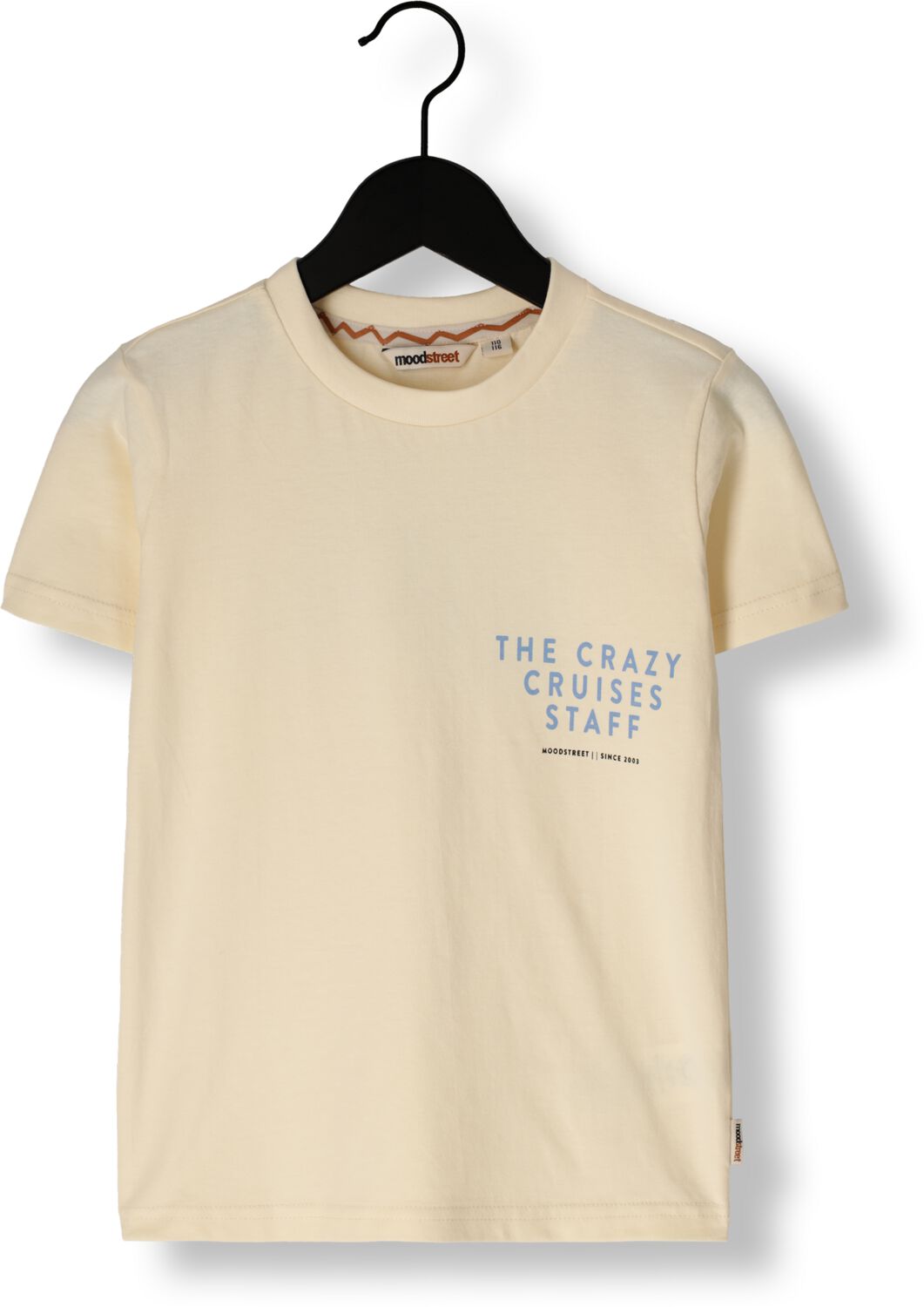MOODSTREET Jongens Polo's & T-shirts T-shirt Lewis Crazy Cruises Beige