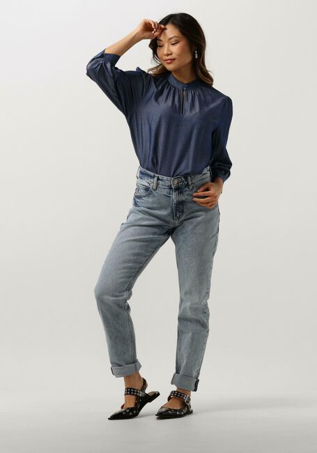Blauwe LEE Mom jeans RIDER JEANS WASHED IN LIGHT Blauwe LEE Mom jeans RIDER JEANS WASHED IN LIGHT - large