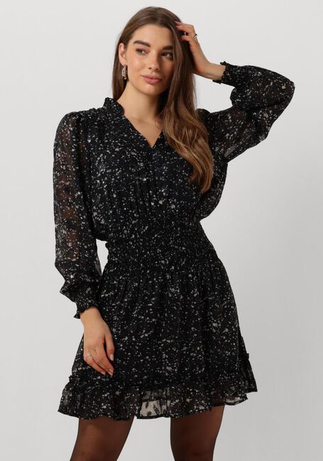 Zwarte CO'COUTURE Mini jurk SNOWDRIFTCC SMOCK CROP DRESS - large