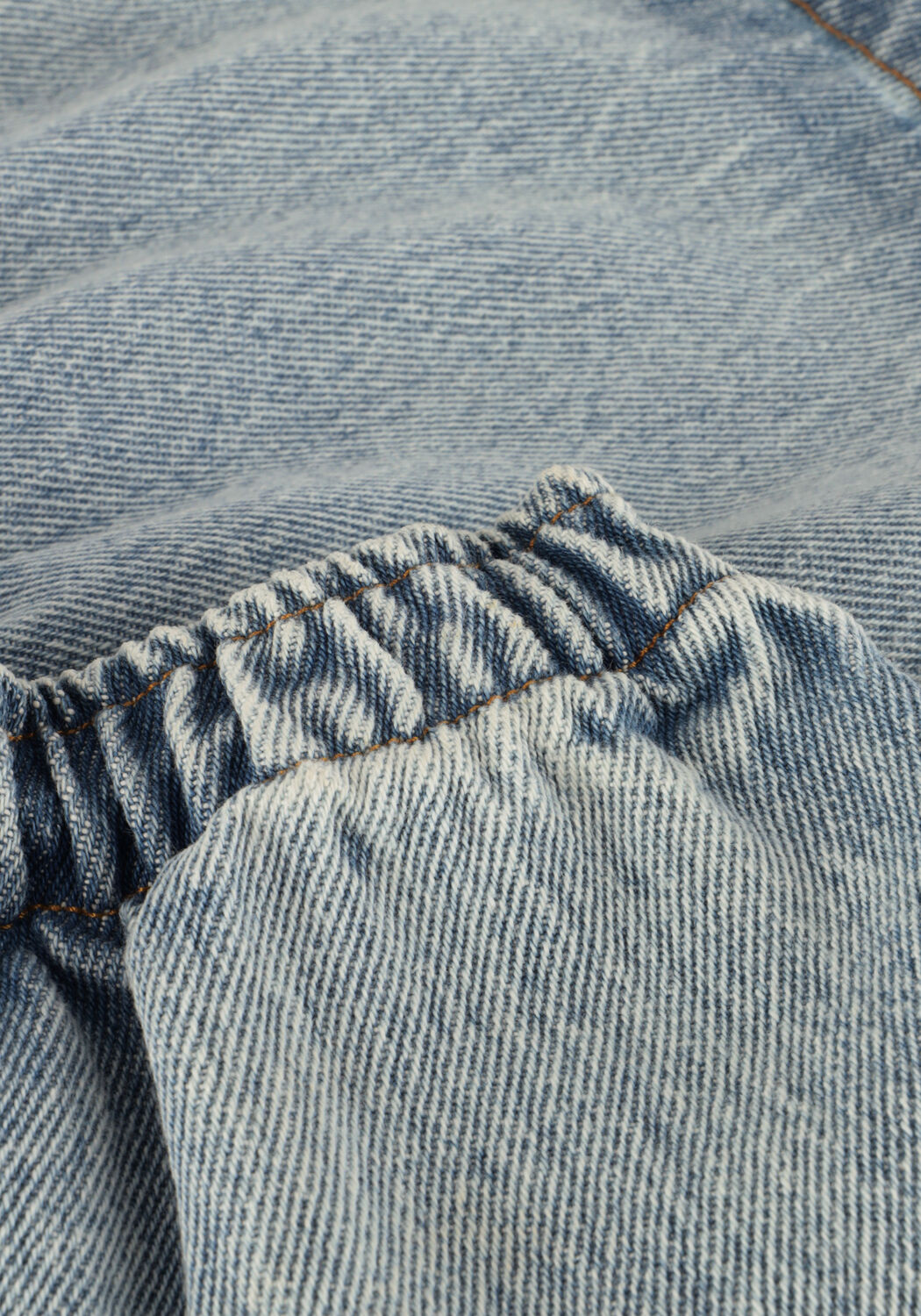 Grijze PETIT BLUSH Minirok JEANS RUFFLE SKIRT - large