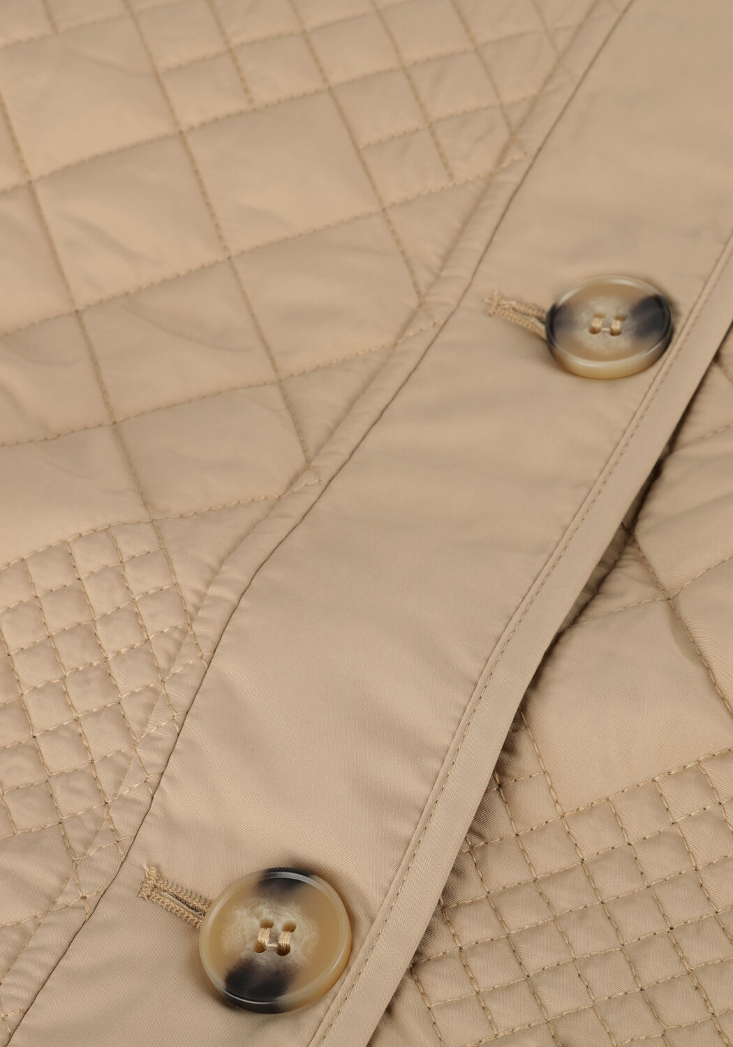 Bruine Y.A.S. Gewatteerde jas YASLAURIE LS PADDED JACKET S. - large