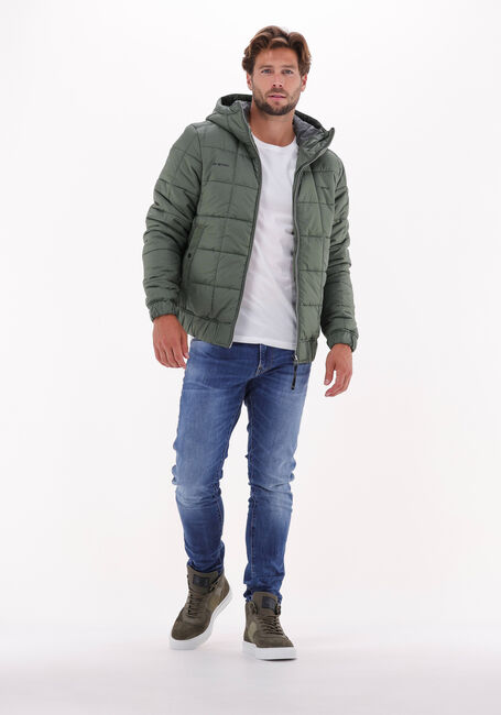 Groene G-STAR RAW Gewatteerde jas MEEFIC SQR QUILTED HDD JKT - large