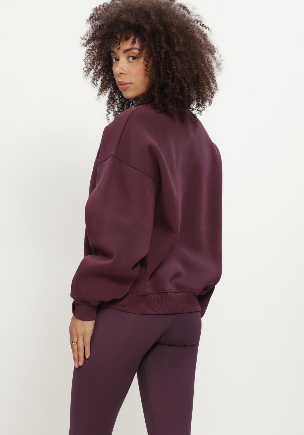 Bordeaux THE LOLA CLUB Trui YARA SWEATER - large