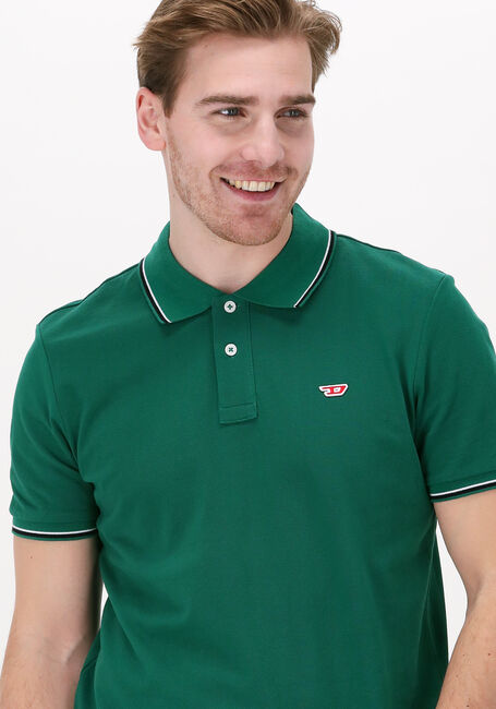 Donkergroene DIESEL Polo T-SMITH-D - large