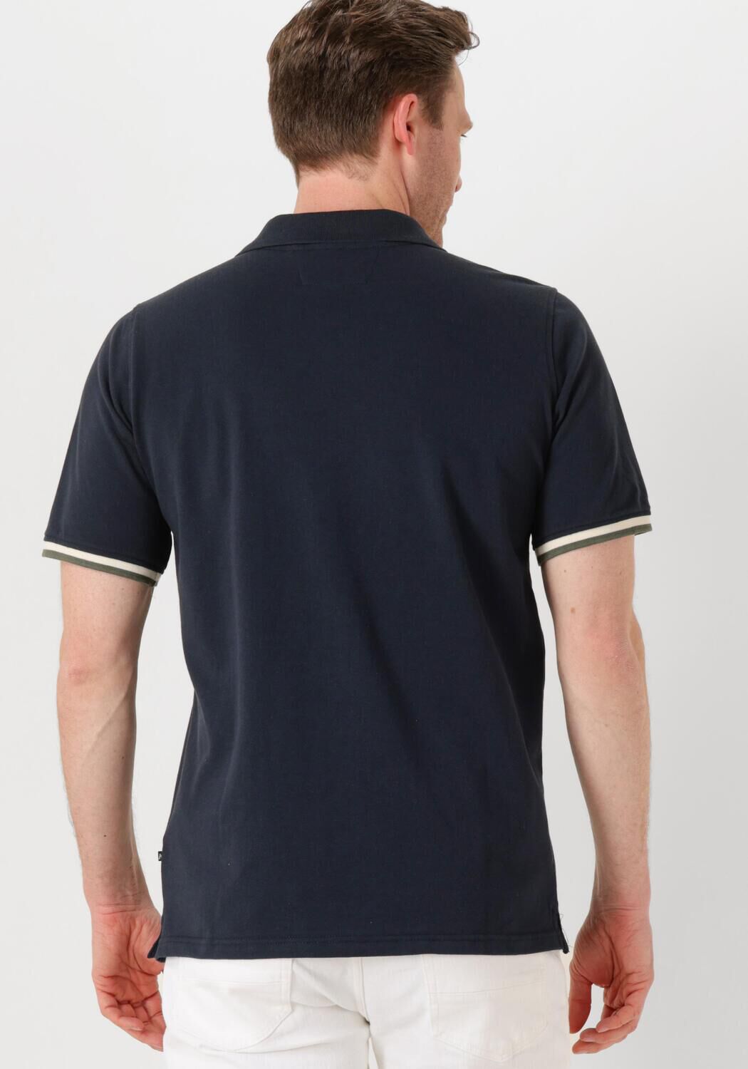 MATINIQUE Heren Polo's & T-shirts Mascout Polo Stripe Donkerblauw