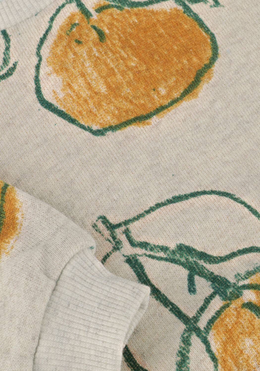 Ecru PLAY UP Sweater PRINTED FLEECE SWEATER - large