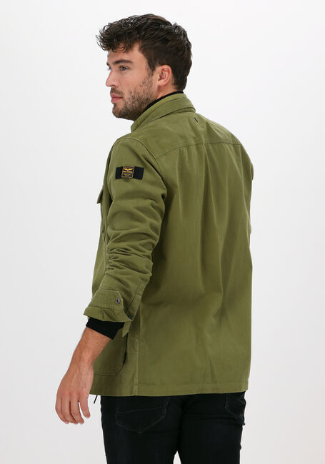 Groene PME LEGEND Jack LONG SLEEVE SHIRT CARGO JACKET - large