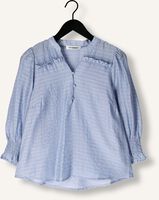 Lichtblauwe CO'COUTURE Blouses CHARLIECC FRILL SS SHIRT Lichtblauwe CO'COUTURE Blouses CHARLIECC FRILL SS SHIRT - medium