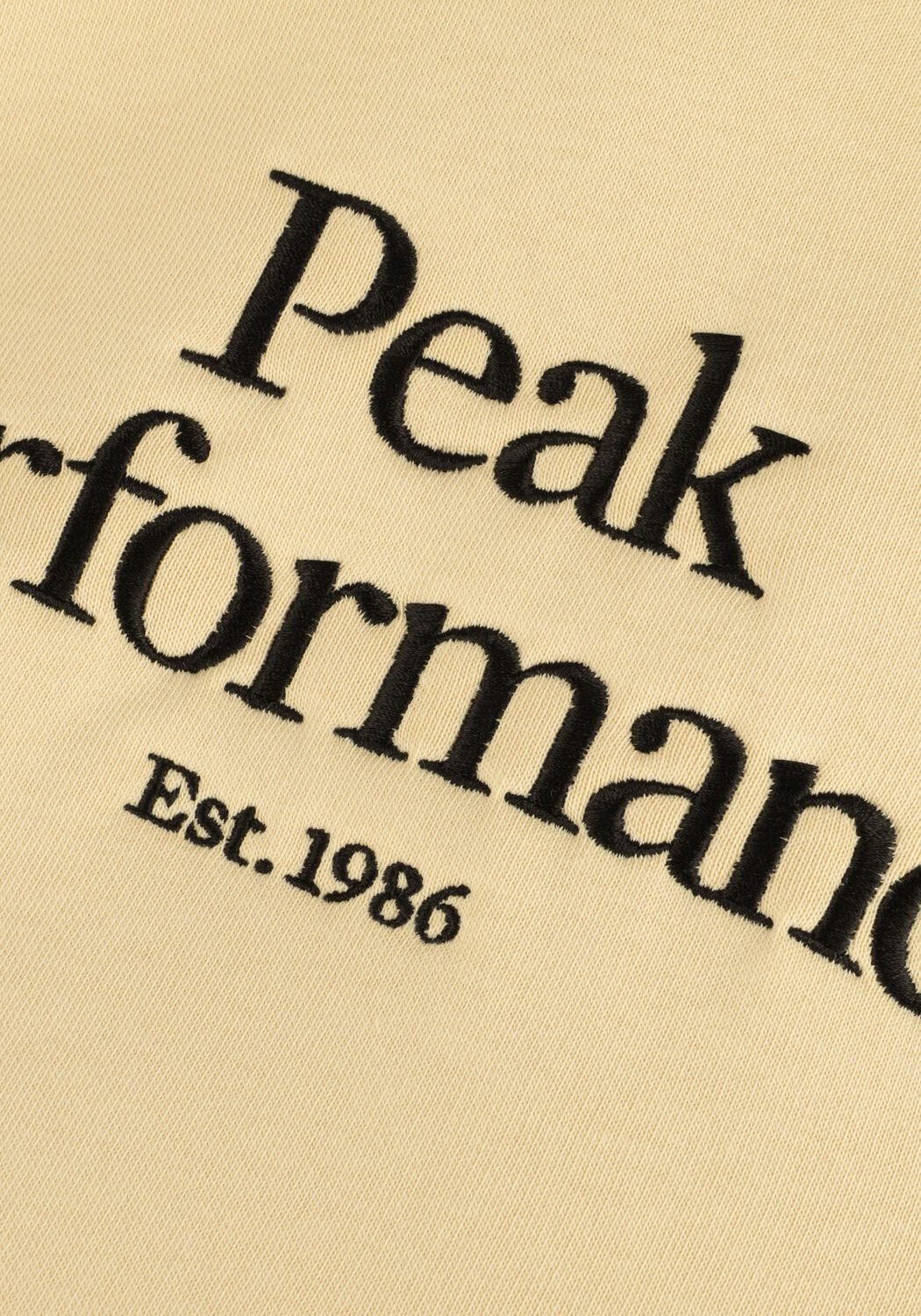 Beige PEAK PERFORMANCE Sweater ORIGINAL HOOD - large