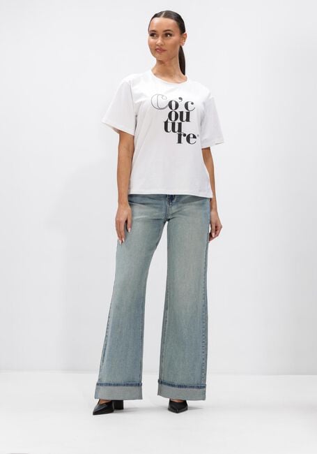 Witte CO'COUTURE Tops & T-shirts COCOUTURE BOX TEE - large