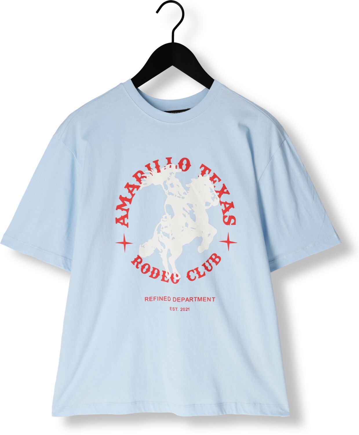 REFINED DEPARTMENT Dames Tops & T-shirts Maggy Lichtblauw
