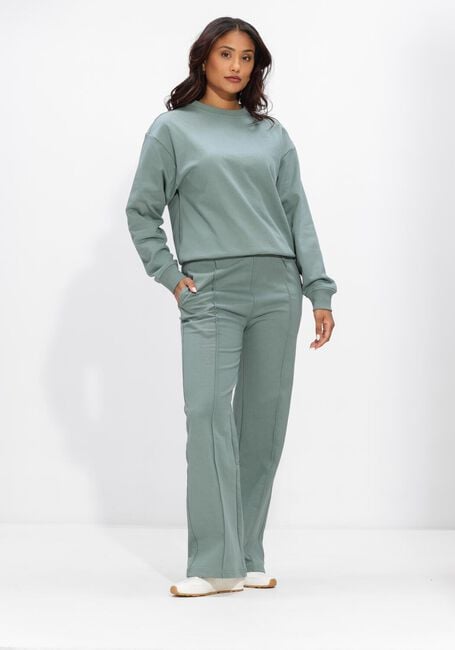 Groene CALVIN KLEIN Sweater LS ARCHIVE LOGO FRENCH TERRY RLX - large