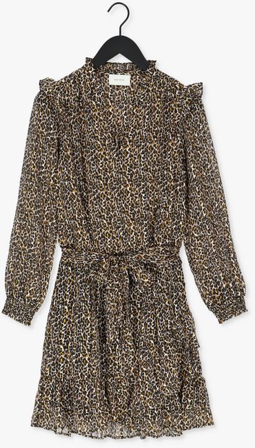 Bruine NEO NOIR Mini jurk LENA DELICATE LEO DRESS - large