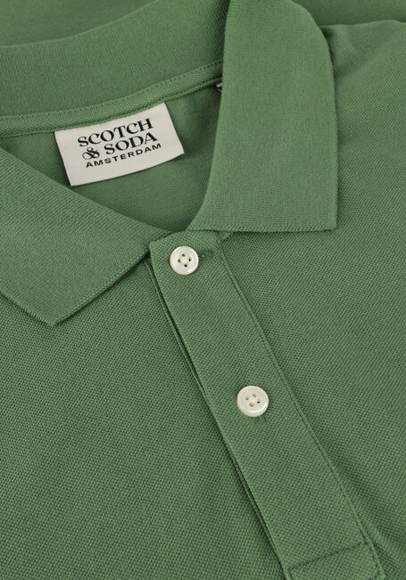 Groene SCOTCH & SODA Polo LOGO PIQUE POLO Groene SCOTCH & SODA Polo LOGO PIQUE POLO - large