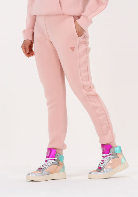 Lichtroze GUESS Joggingbroek ALLIE SCUBA CUFF - large