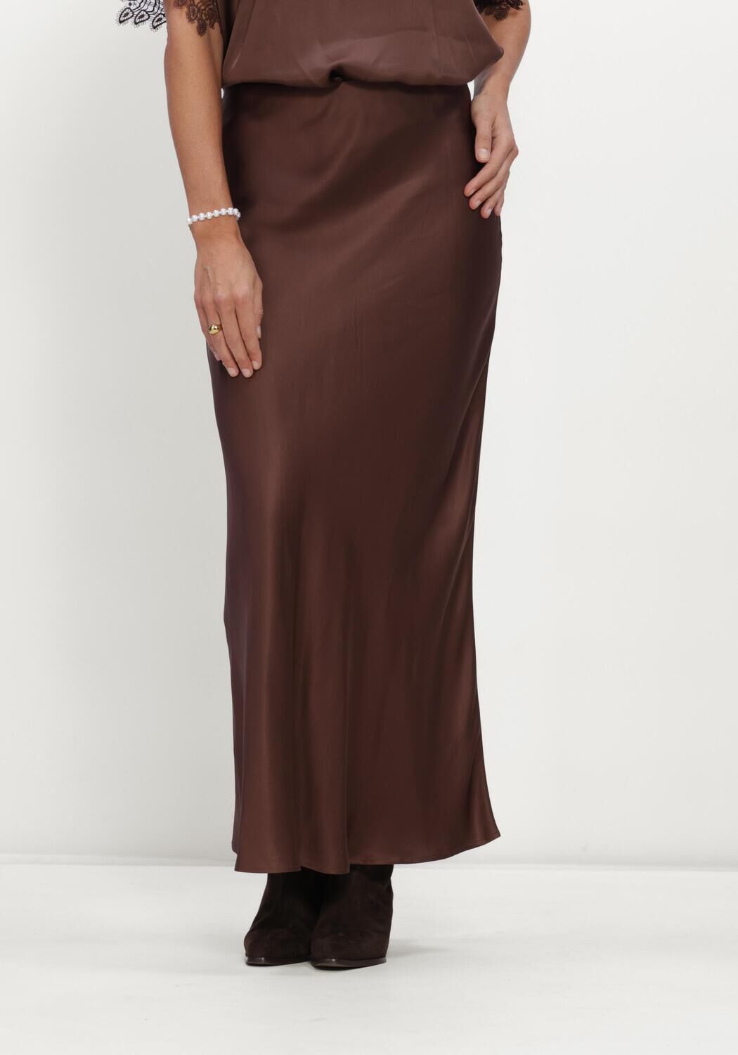 Bruine BRUUNS BAZAAR Rokken KORTHALSIABBJOANELLE SKIRT - large