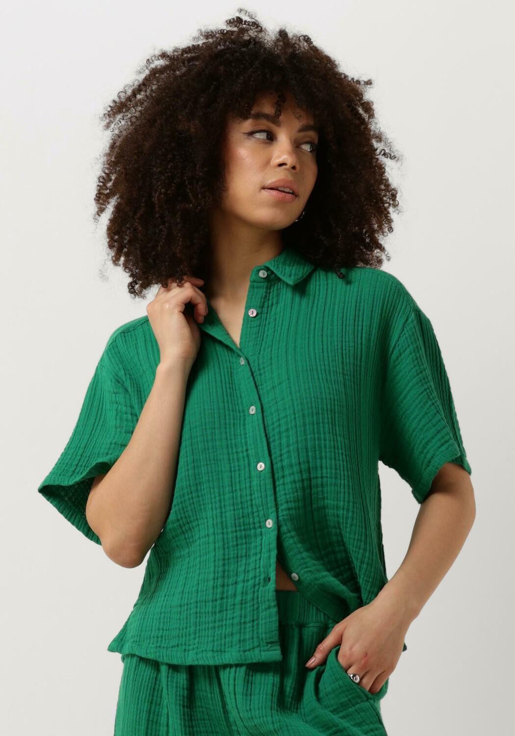 Notre-v Dames Blouses Nv-delu Green Dames