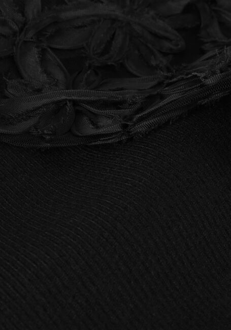 Zwarte Y.A.S. Mini jurk YASFRILLME LS KNIT DRESS - large