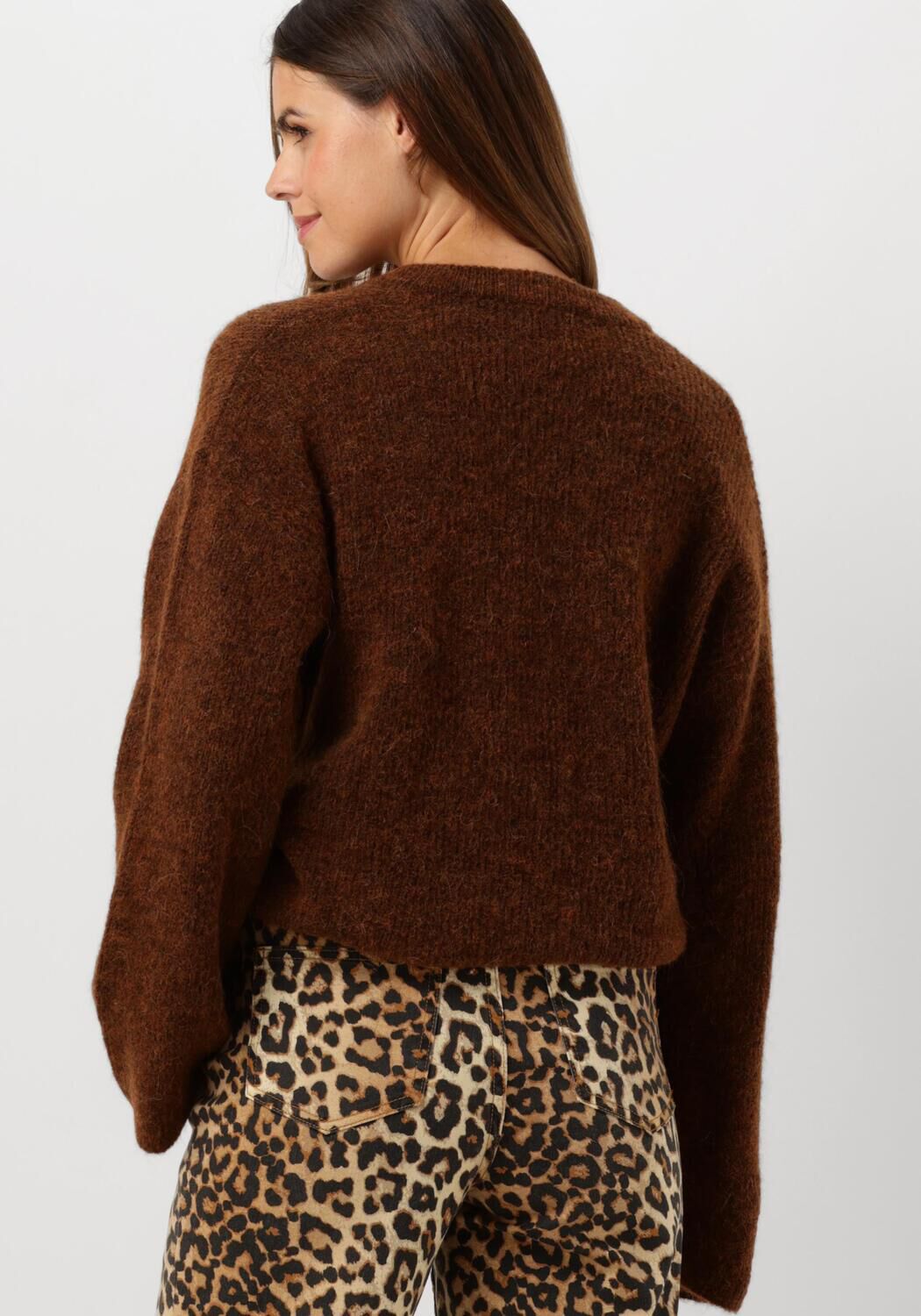 MY ESSENTIAL WARDROBE Dames Truien & Vesten Riannamw Knit Pullover Bruin