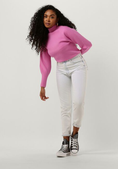Roze SELECTED FEMME Coltrui SLFMERLE FYRIA LS KNIT HIGHNECK BY CAMP - large
