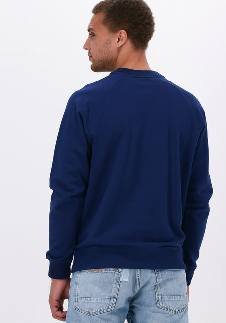 Blauwe SCOTCH & SODA Trui UNISEX CREWNECK SWEATSHIRT - large
