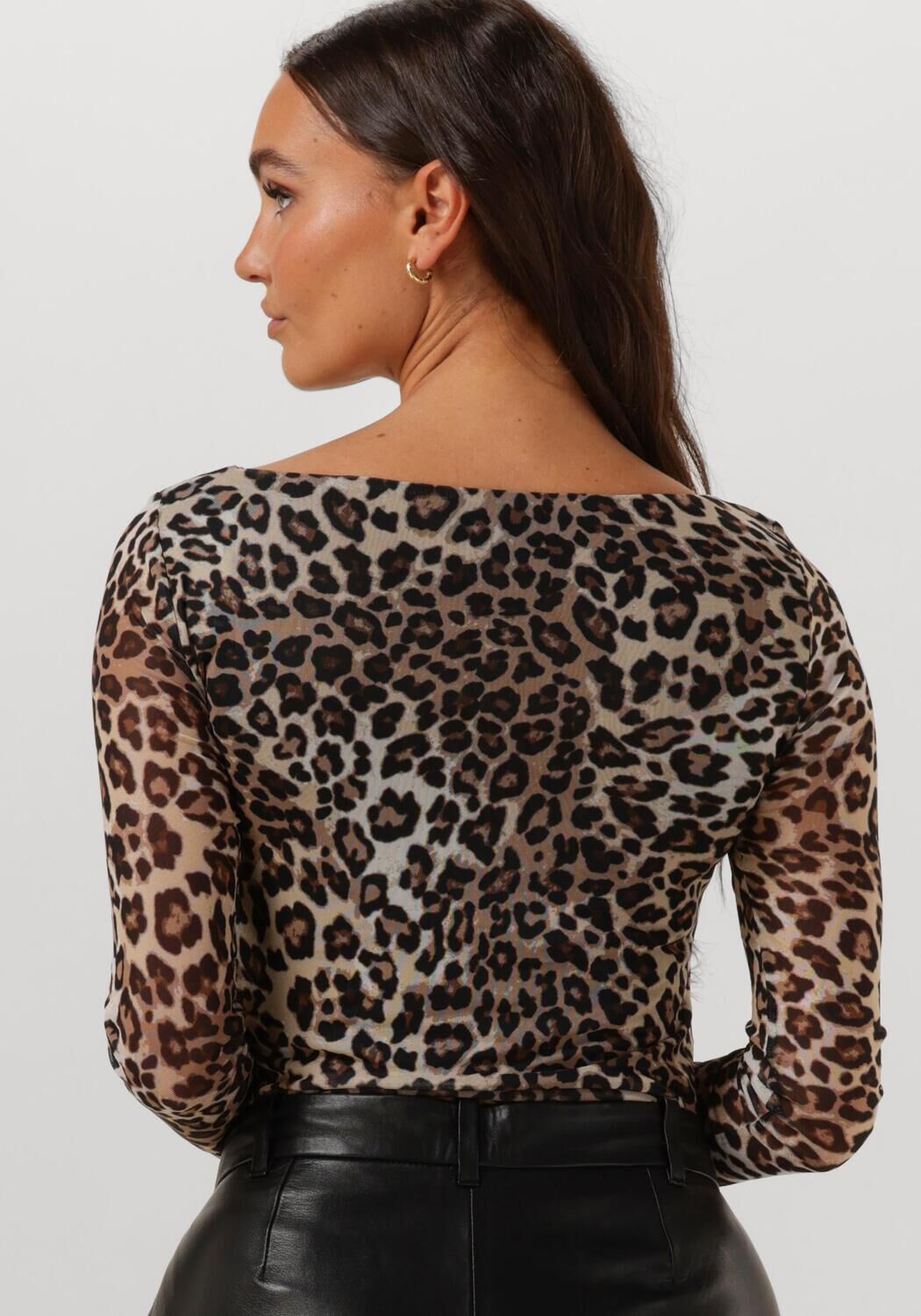 MODSTRÖM Modström Dames Tops & T-shirts Gwenmd Print Top Leopard