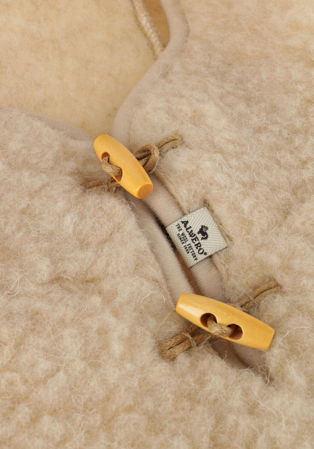 Beige ALWERO Sjaal BALACLAVA BUTTON HOODIK - large