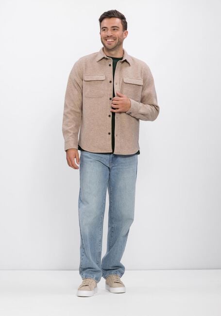 Beige DSTREZZED Overshirt ULRIK OVERSHIRT - large
