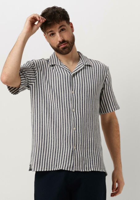 Donkerblauwe SELECTED HOMME Casual overhemd SLHRELAX-SAL SHIRT RESORT - large