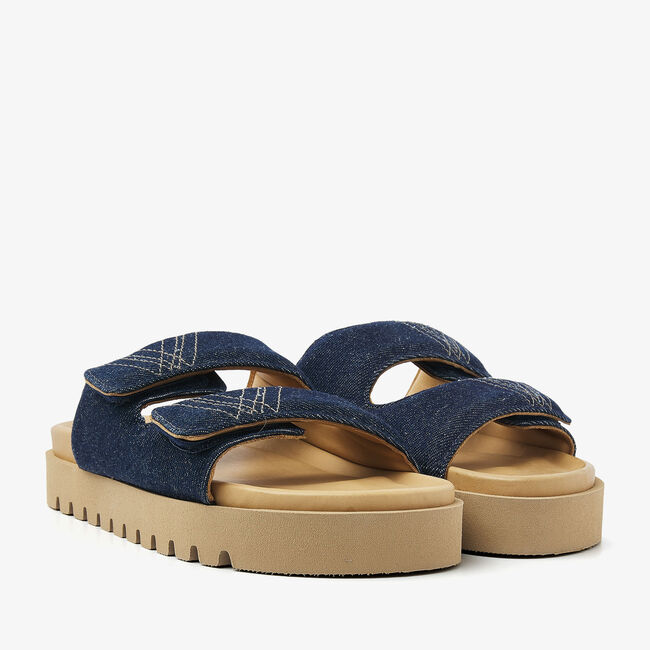 Blauwe VIA VAI Slippers RAE LIDIA - large