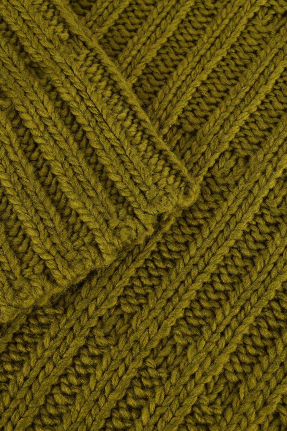 Groene MODSTR&Ouml;M Trui FELIPEMD SHORT T-NECK - large