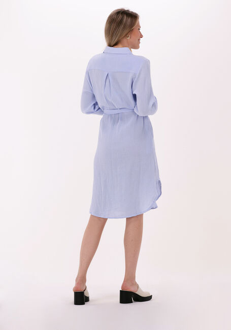 Lichtblauwe MINUS Midi jurk MAVINA SHIRT DRESS - large