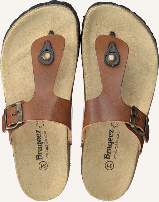 Cognac BRAQEEZ Slippers SEF SPAIN Cognac BRAQEEZ Slippers SEF SPAIN - large