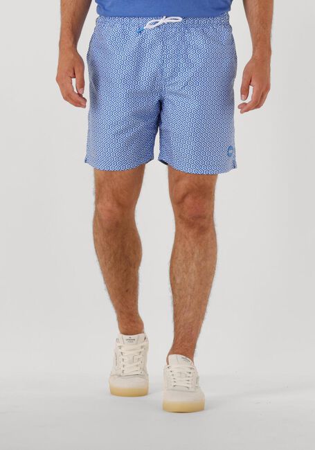 Blauwe SHIWI Zwembroeken MEN MIKE SWIM SHORTS 7 INCH GEO TILE - large