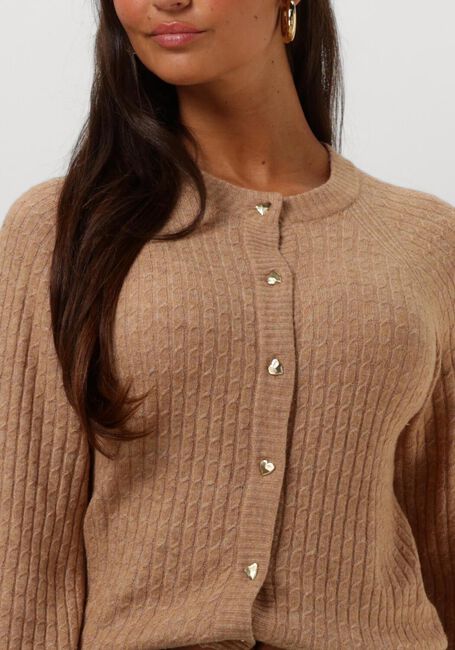Camel FABIENNE CHAPOT Vest CHARLOTTA CARDIGAN - large