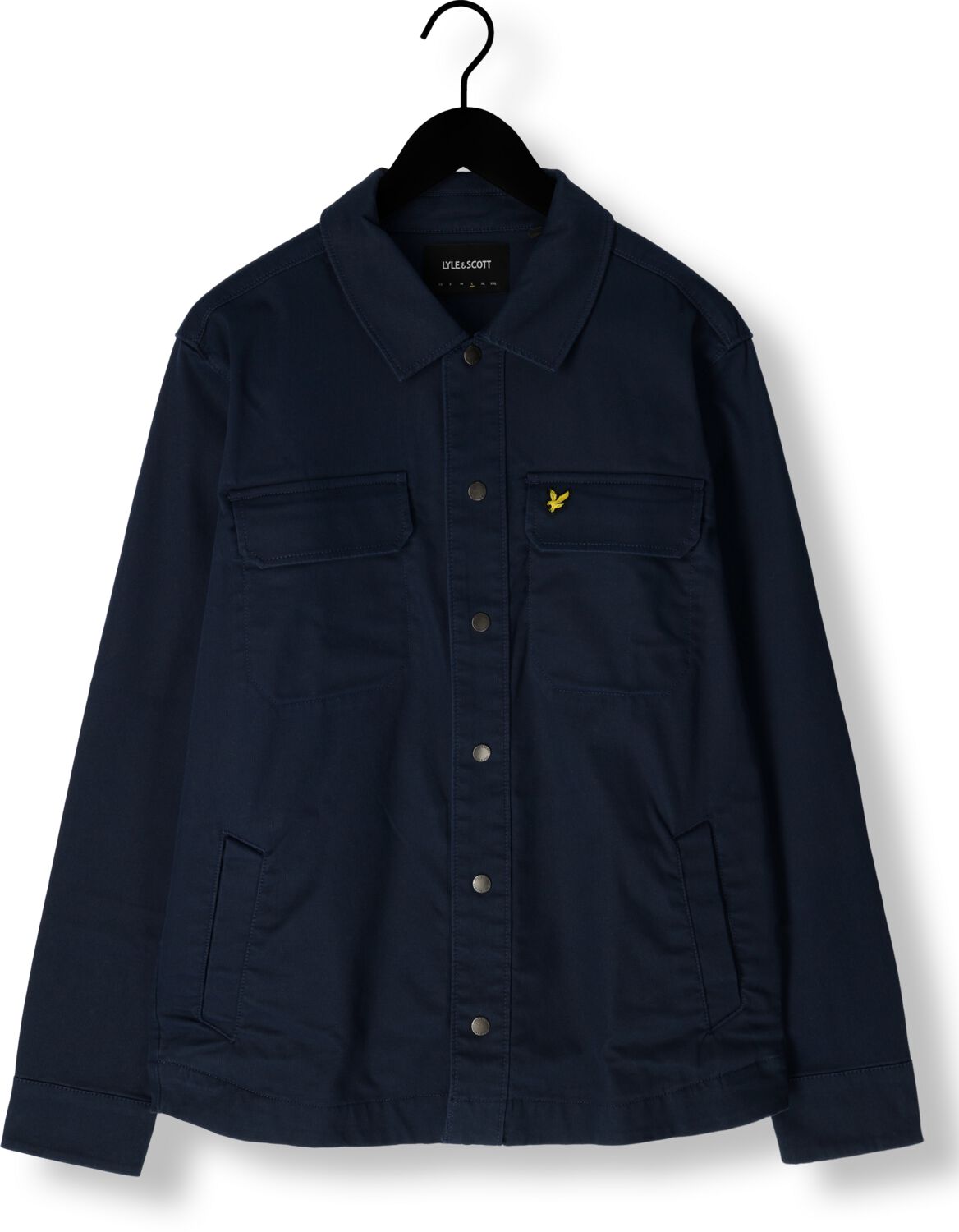 LYLE & SCOTT Heren Overshirts Bedford Cord Overshirt Donkerblauw