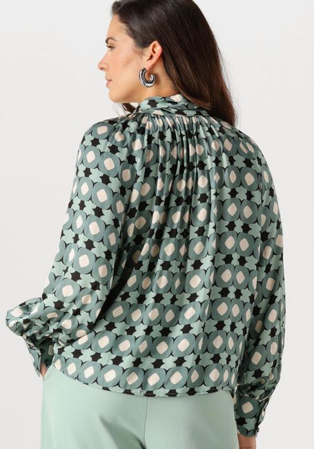 Groene STUDIO ANNELOES Blouses Lorina circle blouse - large