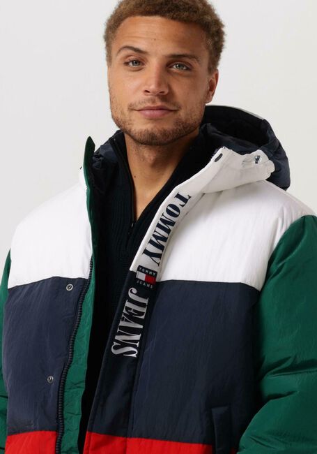 Multi TOMMY JEANS Gewatteerde jas TJM ARCHIVE COLORBLOCK PUFFER - large