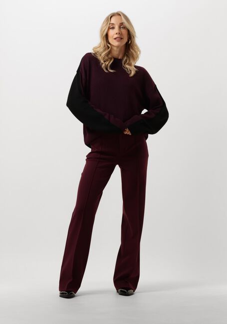 Zwarte VANILIA Trui COLOURBLOCKING SWEATER - large