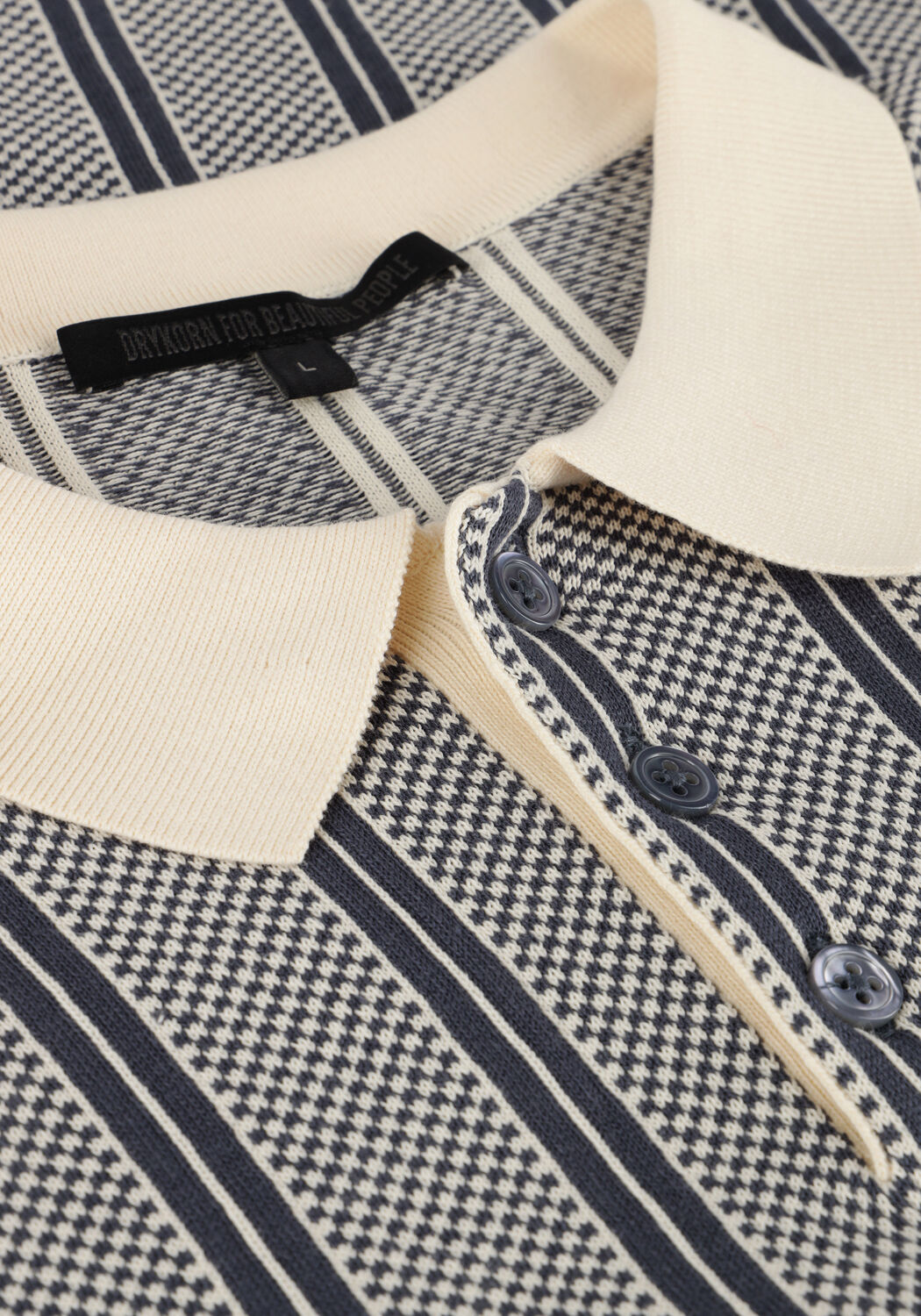 Donkerblauwe DRYKORN Polo TRITON - large