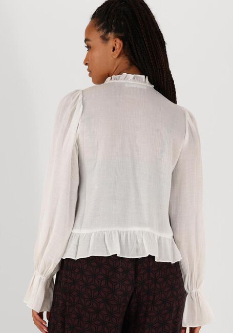 Witte CO'COUTURE Blouses MELINA FRILL SHIRT - large