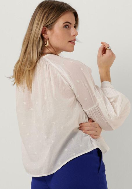 Witte SCOTCH & SODA Blouses TIE FRONT EASY VOLUME DOBBY BLOUSE - large