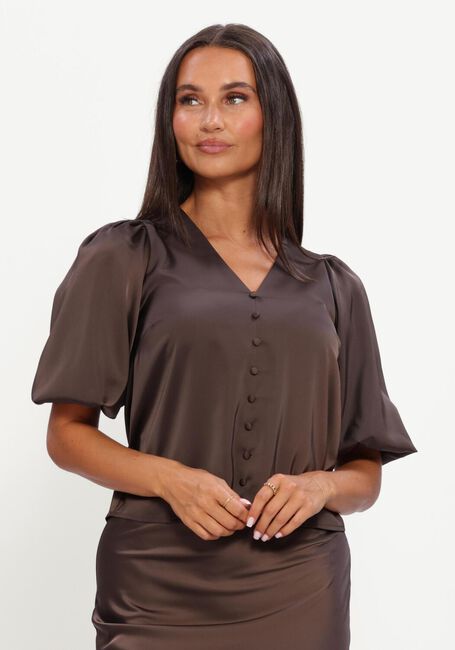 Bruine Y.A.S. Blouses YASPELLA 2/4 V-NECK TOP - large