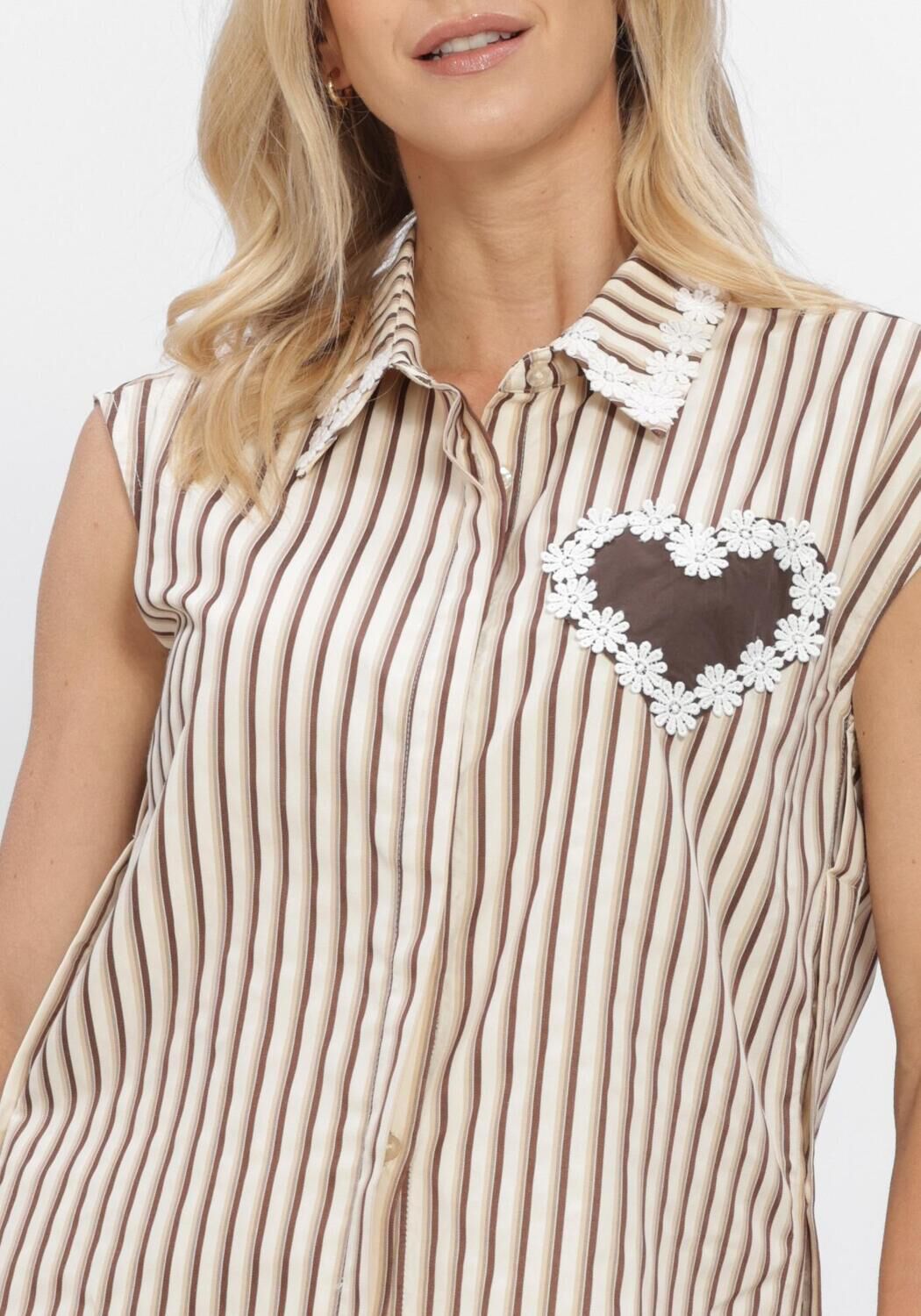 Bruine YDENCE Blouses BLOUSE EMI - large