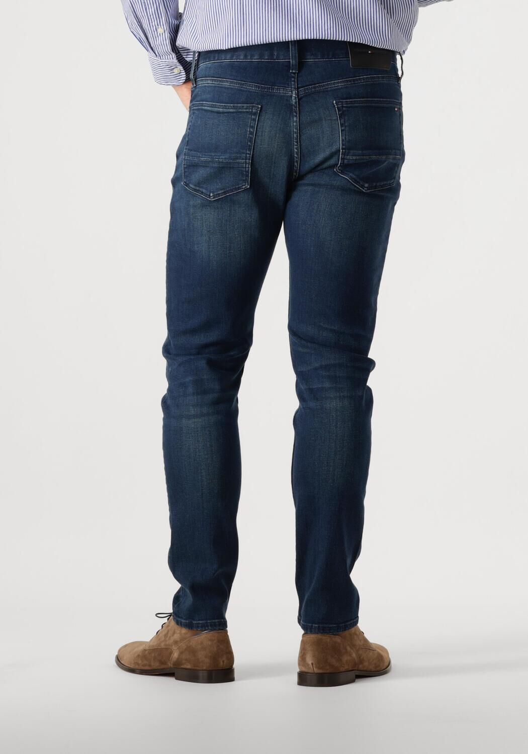 TOMMY HILFIGER Heren Jeans Core Bleecker Deep Blue Blauw