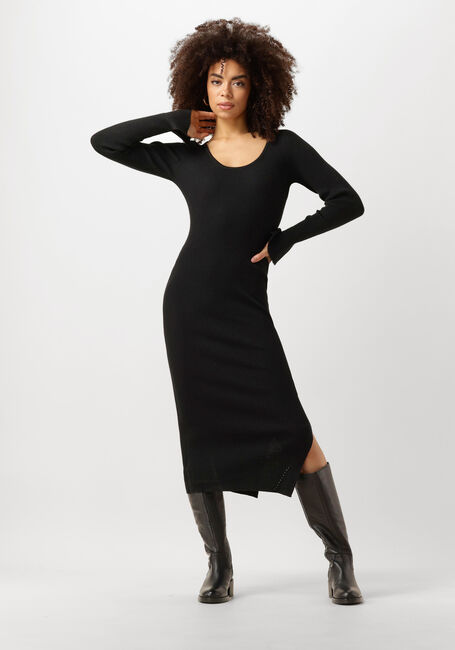 Zwarte MOVES Midi jurk ANGILA - large