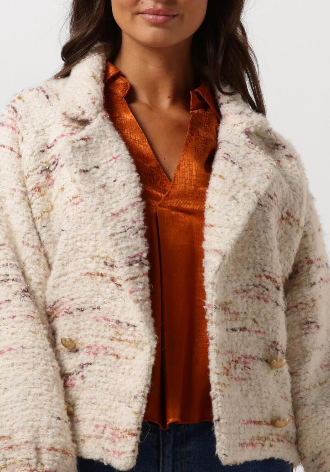 AMAYA AMSTERDAM Dames Jassen Ceesie Jacket Ecru