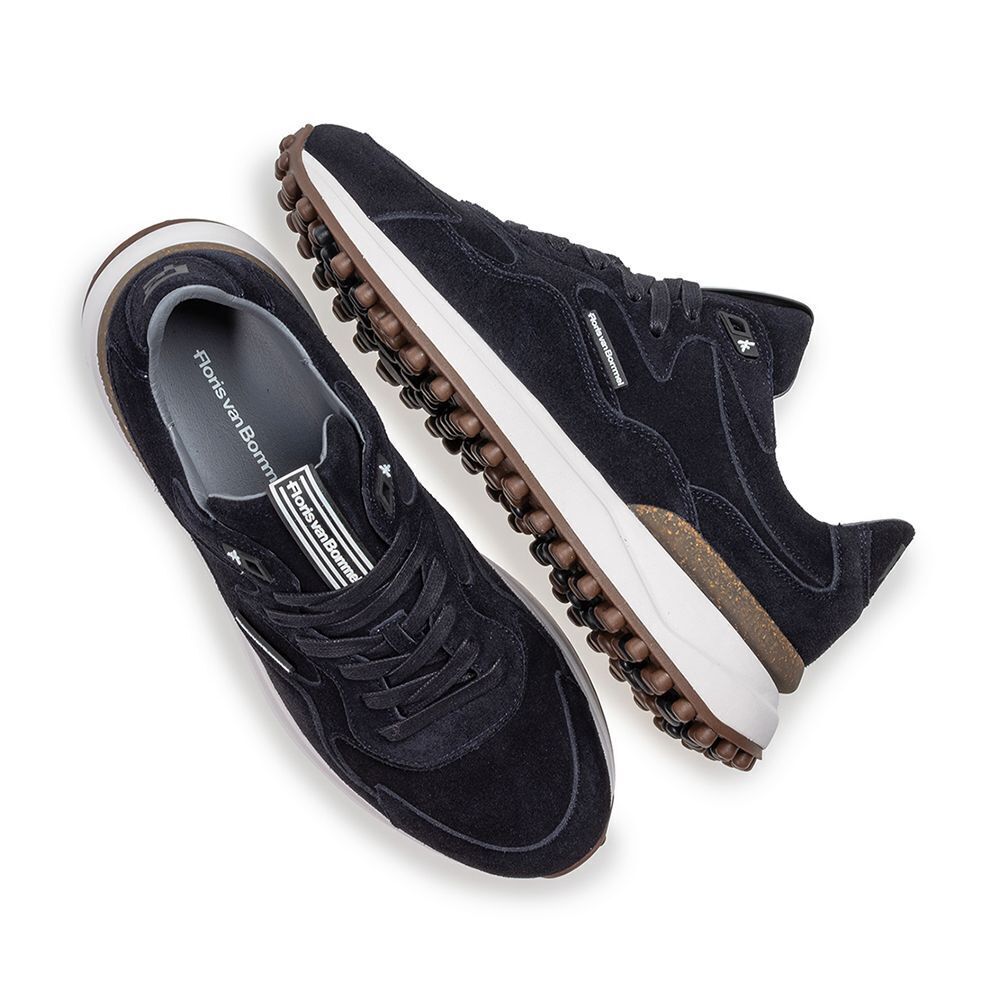 Blauwe FLORIS VAN BOMMEL Lage sneakers Noppi 50.02 - medium