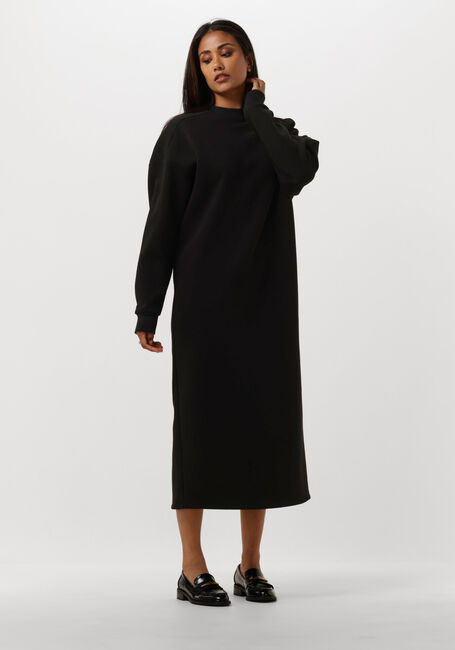 Zwarte EDITED Midi jurk CHANA DRESS - large