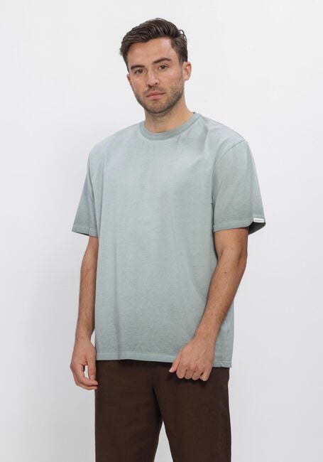 Lichtblauwe ANERKJENDT T-shirt AKVILLADS WASHED TEE - large